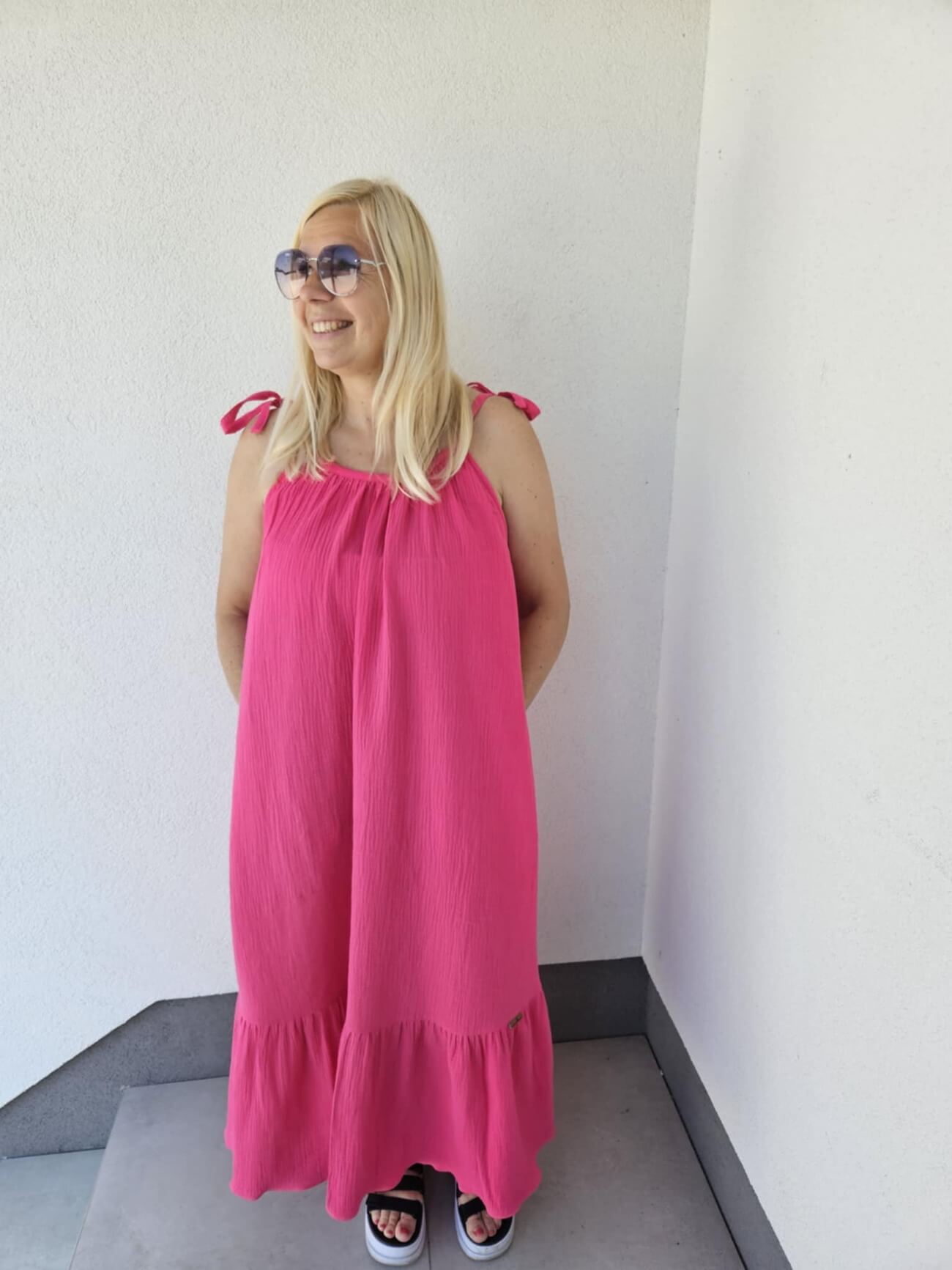 MUSLIN maxi obleka "JOJA"