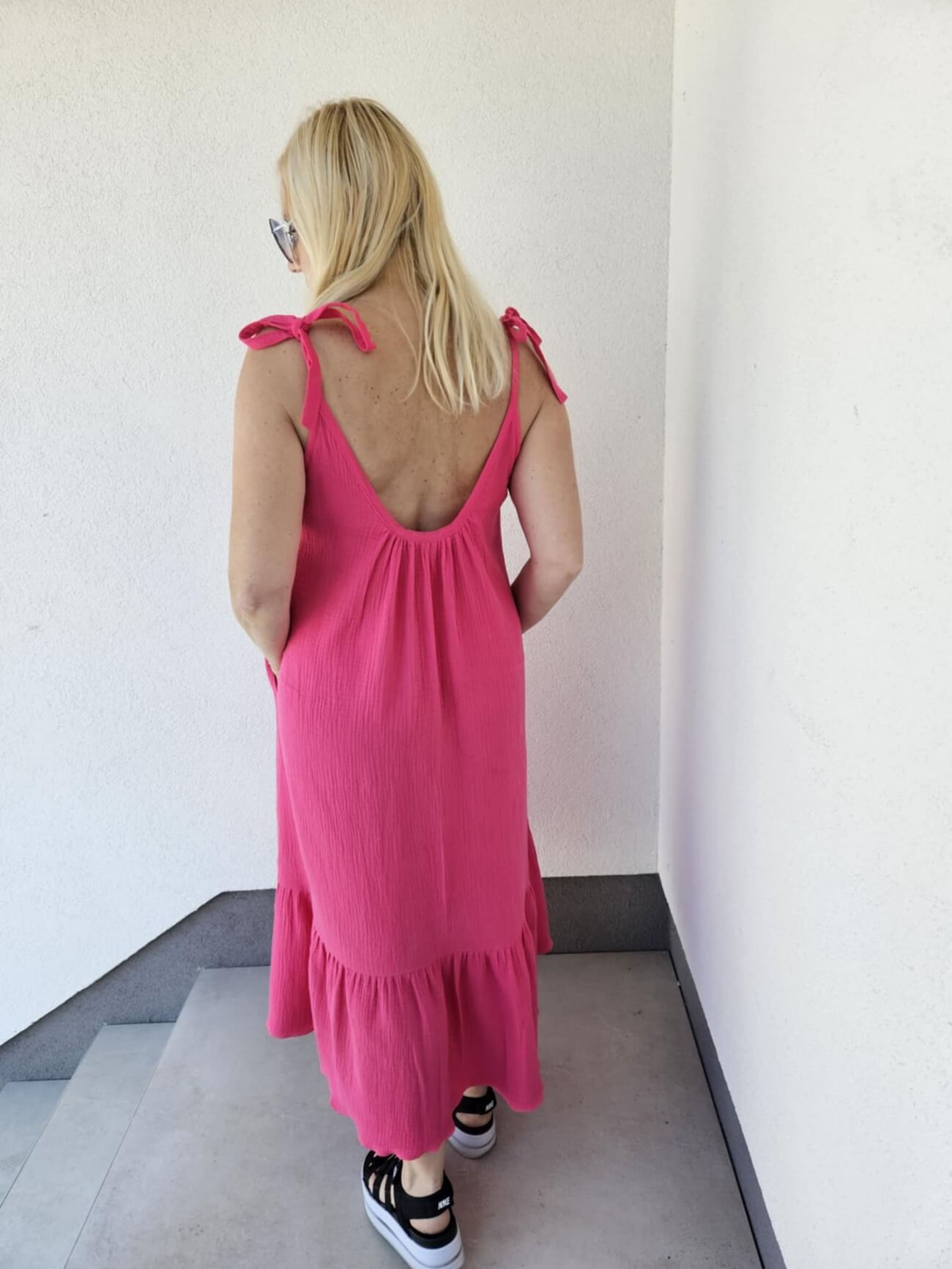 MUSLIN maxi obleka "JOJA"