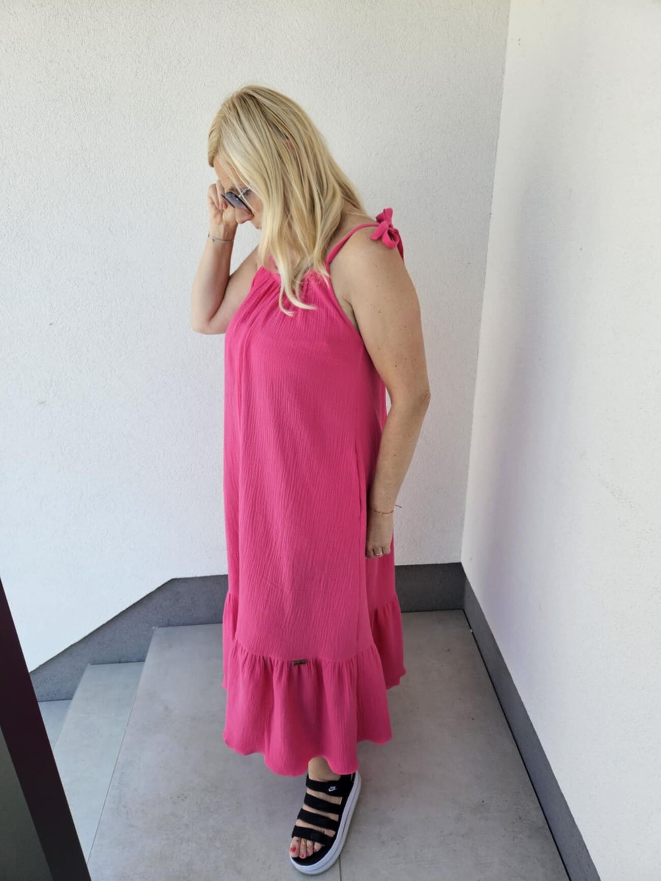 MUSLIN maxi obleka "JOJA"