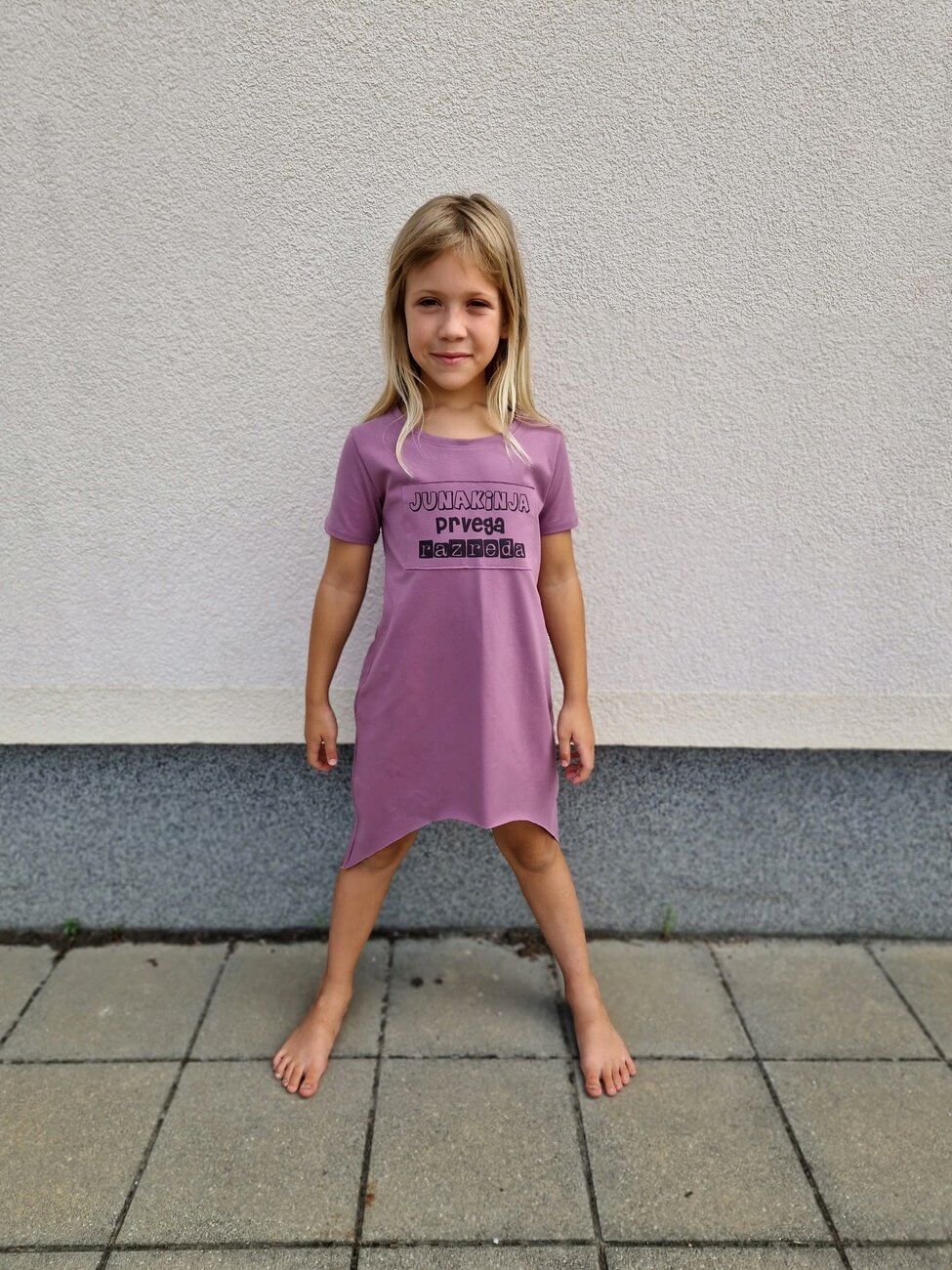 JUNAKINJA 1 RAZREDA temna sivka