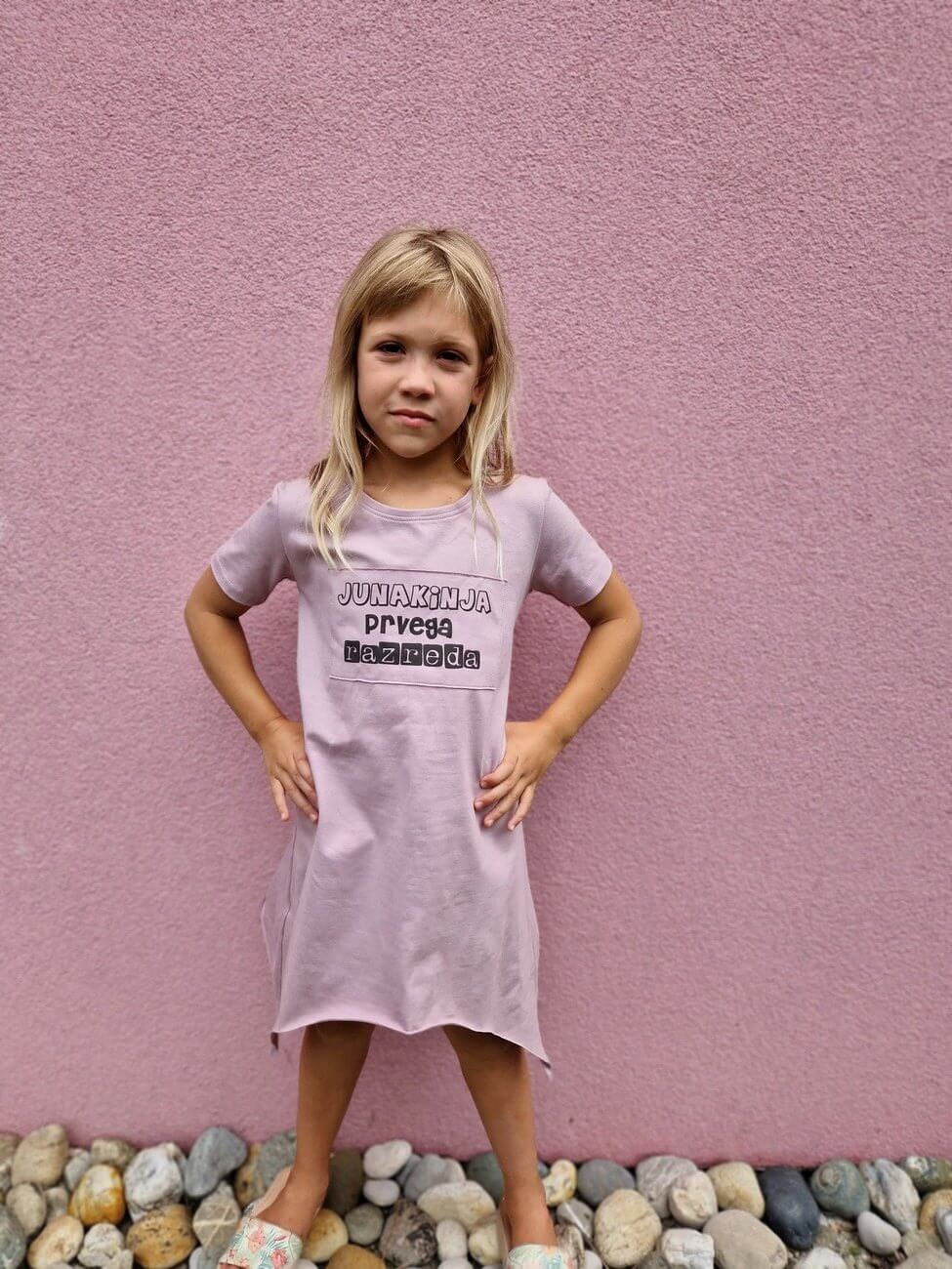 JUNAKINJA 1 RAZREDA lila