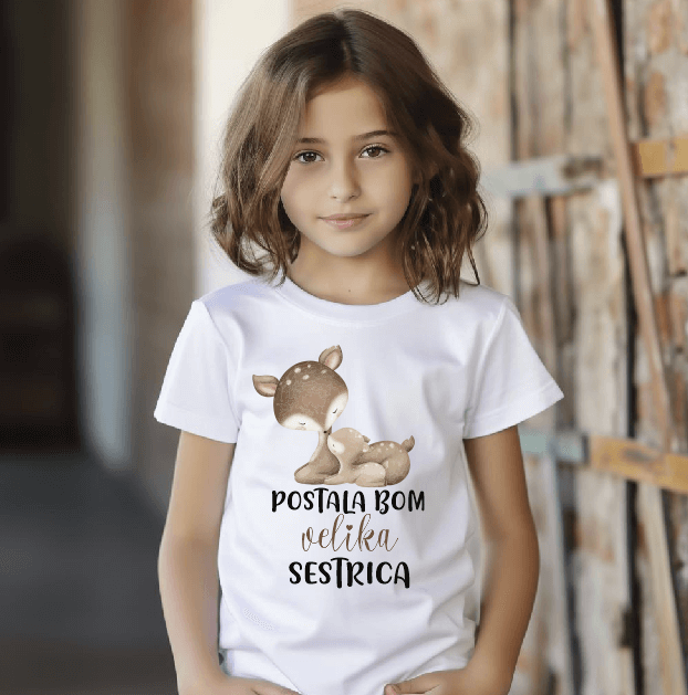 DIZAJN srnice POSTALA BOM VELIKA SESTRICA