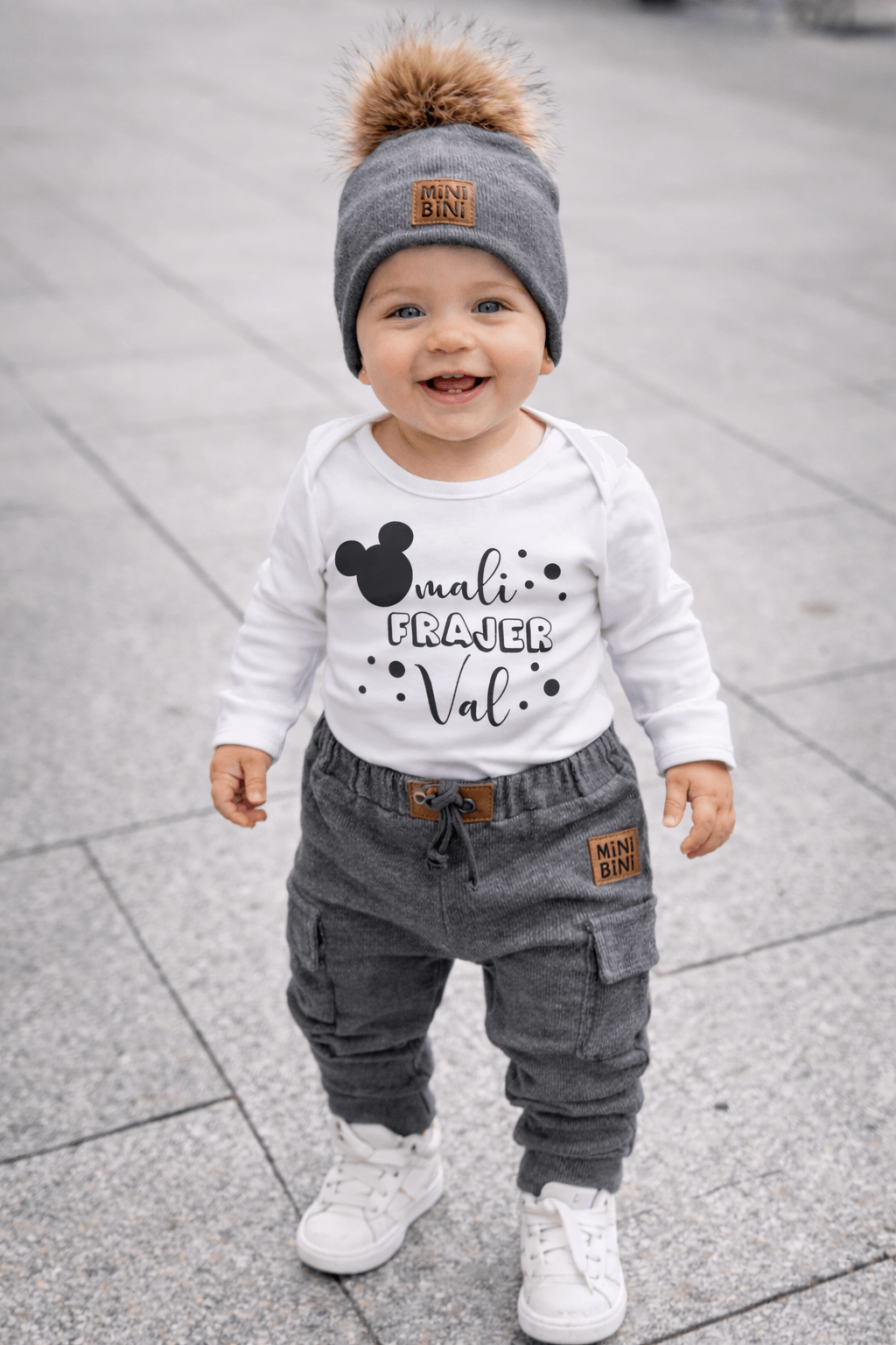 kompletek MALI FRAJER sivi